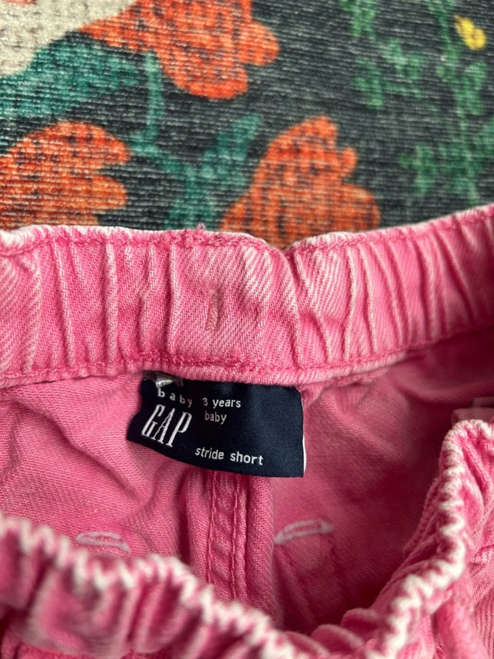 Gap Pink Denim Stride Shorts, Size 3T